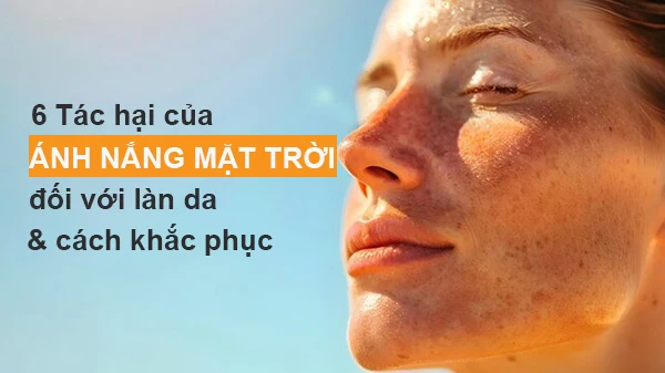 tác hại của ánh nắng
