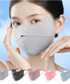 Khẩu Trang Chống Nắng Vải Thun Lạnh Thoáng Khí UPF50+ Tiệm Nhà Nắng