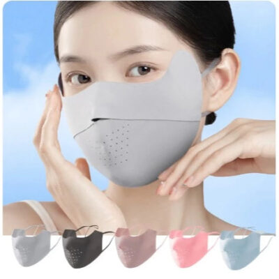 khẩu trang chống nắng vải thun lạnh