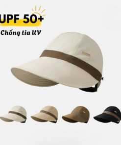 Mũ chống nắng nửa đầu vành rộng UPF 50+